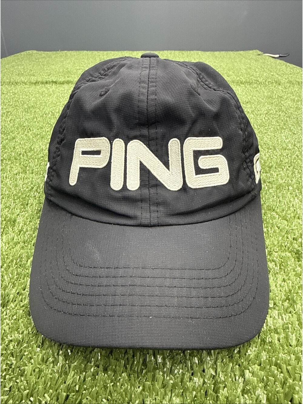 Ping Golf Hat Black Adjustable G25 I25 Baseball Hat - Polyester